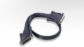 Aten KVM (Keyboard/Video Monitor/Mouse) Switch’ler İçin Kaskad Bağlantı Kablosu, 0.60 Metre, D-SUB 25 Erkek D-SUB 25 Dişi (ATEN-2L-1700)