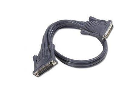 Aten KVM (Keyboard/Video Monitor/Mouse) Switch’ler İçin Kaskad Bağlantı Kablosu, 1.80 Metre, D-SUB 25 Erkek Dişi (ATEN-2L-1701)