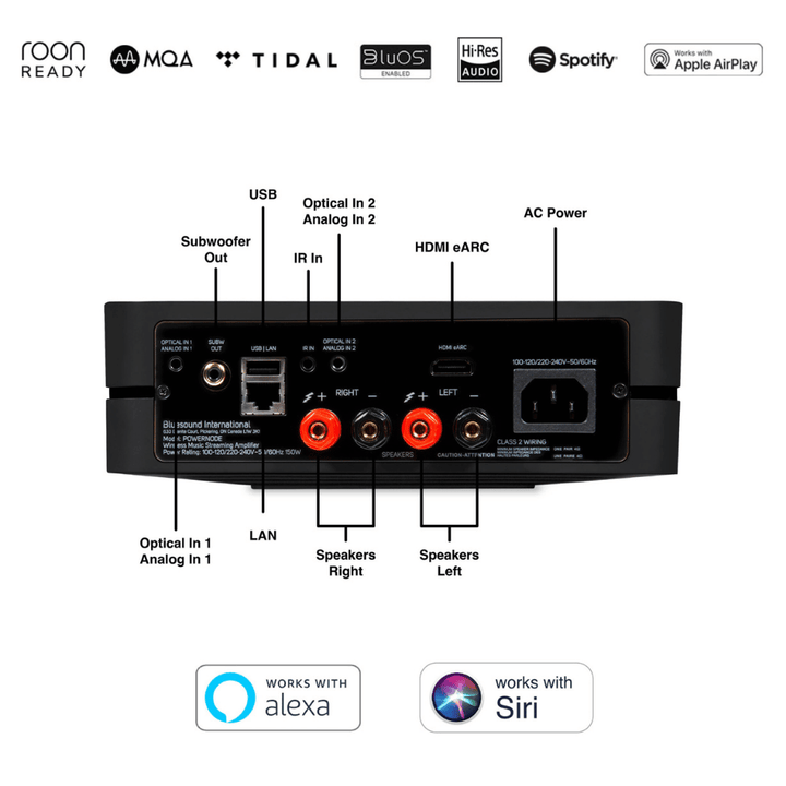 Blue Sound Powernode N330 Stream + Amplifikatör