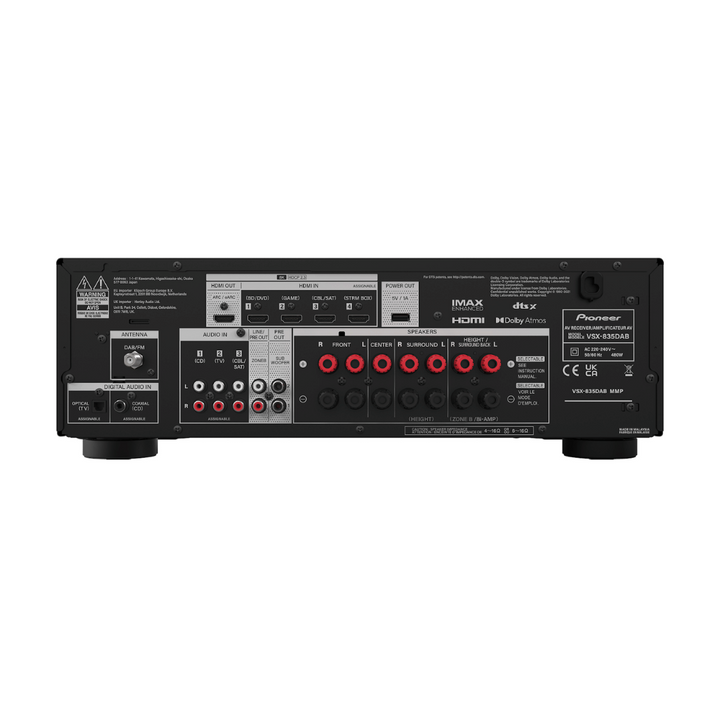 Pioneer VSX 835 80 Watt 7.2 Kanal Ev Sinema Amplifikatörü 3