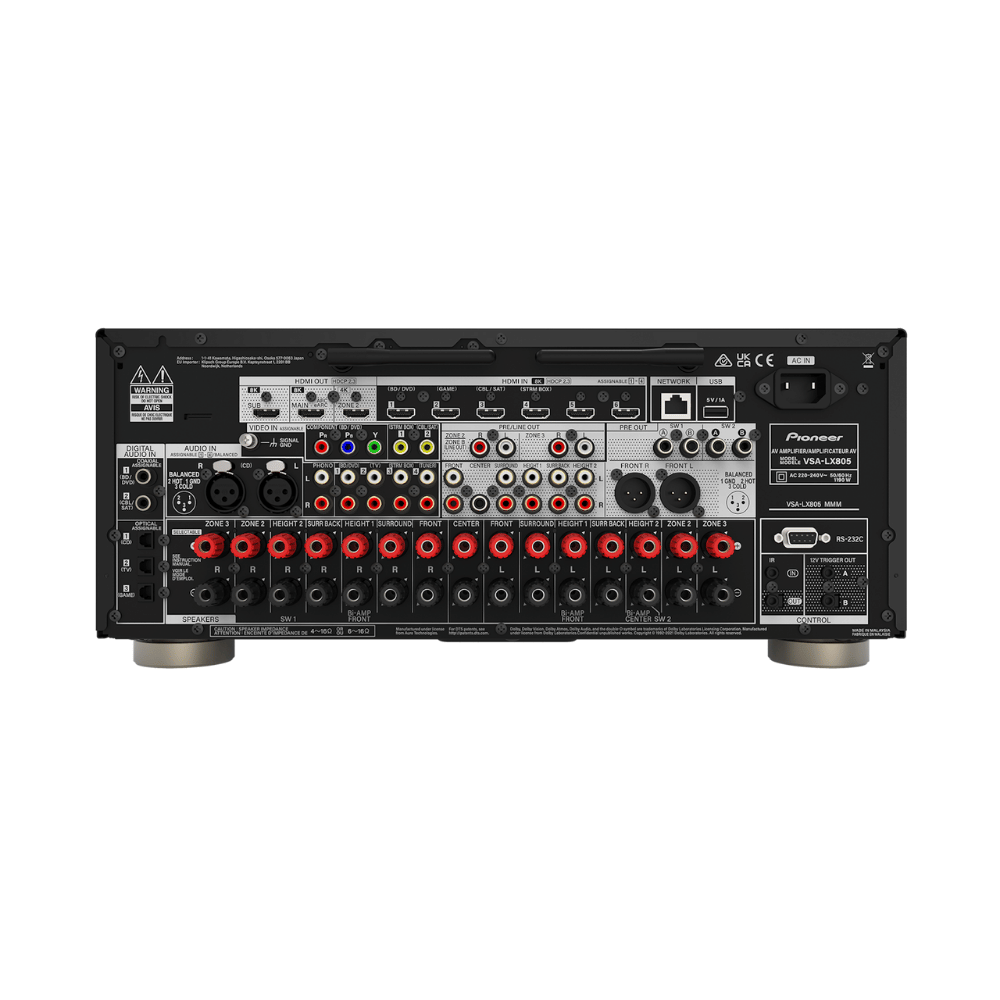 Pioneer VSA LX805 150 Watt 11.4 Kanal Ev Sinema Amplifikatörü 4