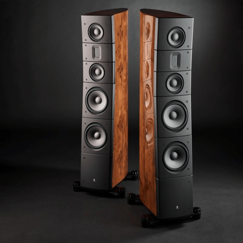 Raidho TD3.8 Kule Hoparlör Özel Cila Walnut Burl