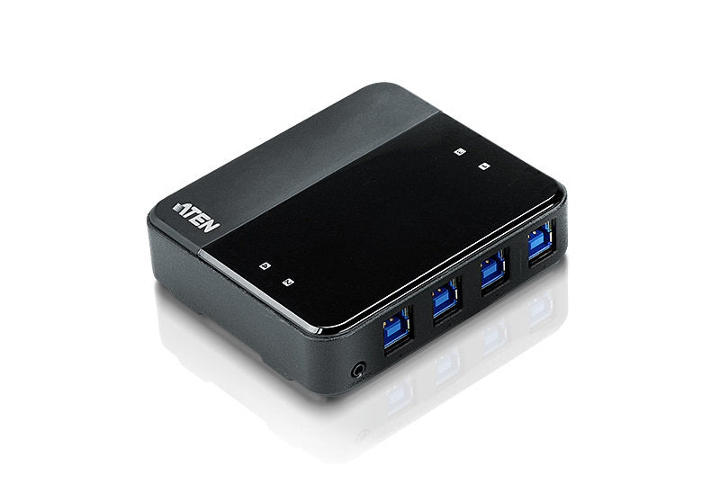 Aten USB Arayüzüne Sahip Cihazları Paylaştıran Switch, USB 3.0 , 4 PC, 4 USB Cihaz (4-Port USB 3.0 Peripheral Sharing Device) (ATEN-US434) 4