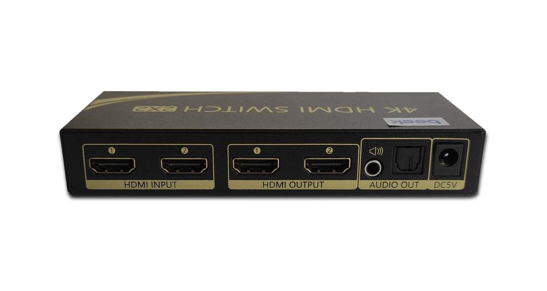 Beek 4K HDMI Switch 2x2, HDMI 2.0, HDCP 2.2 (BS-VM-HA0202) 2