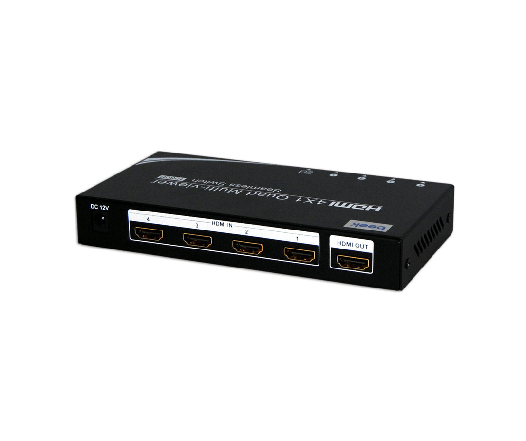 Beek 4 Port HDMI Switch, 4 Giriş - 1 Çıkış, 5 Farklı Görüntü Seçeneği Sunar, Uzaktan Kumandalı (BS-VSW-HD41) 2