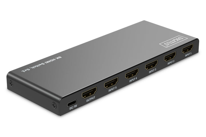 Digitus 8K HDMI Switch, 5x1, 8K/60Hz (4:4:4), HDR, HDCP 2.3 (DS-55334) 4