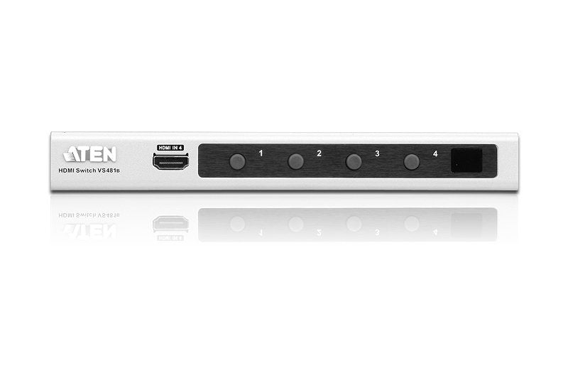 Aten 4 Port 4K HDMI Switch, 4 Giriş - 1 Çıkış, Uzaktan Kumanda Ürünle Birlikte Gelmektedir (ATEN-VS481B) 3