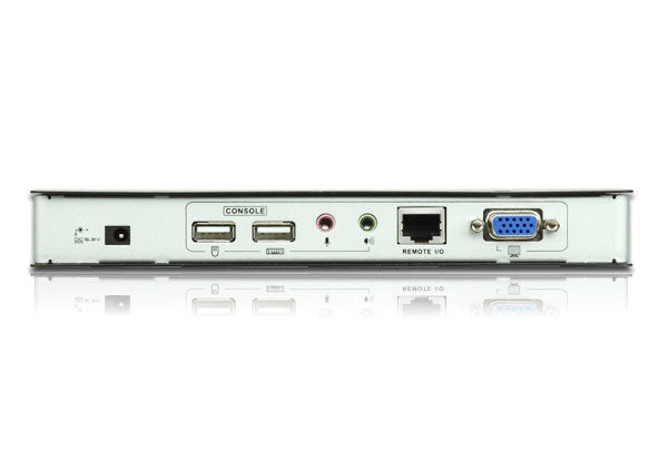 Aten VGA Cat 5 KVM (Keyboard/Video Monitor/Mouse) Mesafe Uzatma Cihazı, Ses (Hoparlör Ve Mikrofon) Bağlantı Desteği, 200 Metre, USB Konsol (ATEN-CE750A) 2