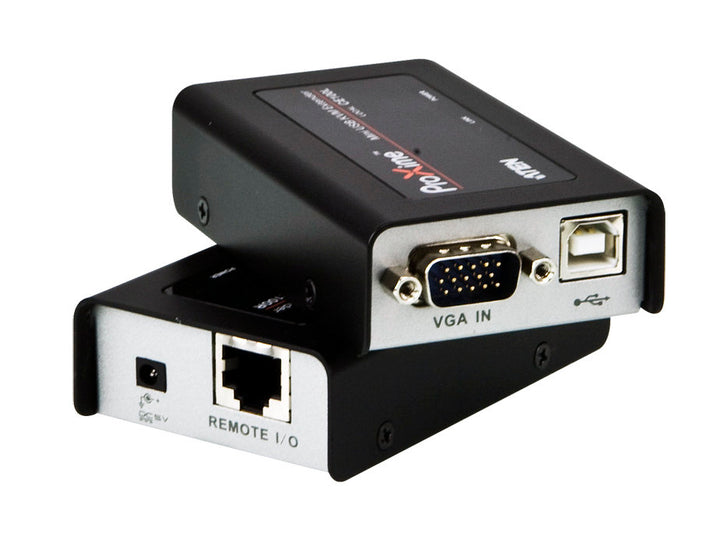 Aten VGA Cat 5 KVM (Keyboard/Video Monitor/Mouse) Mesafe Uzatma Cihazı, USB Konsol, 100 Metre (ATEN-CE100) 2