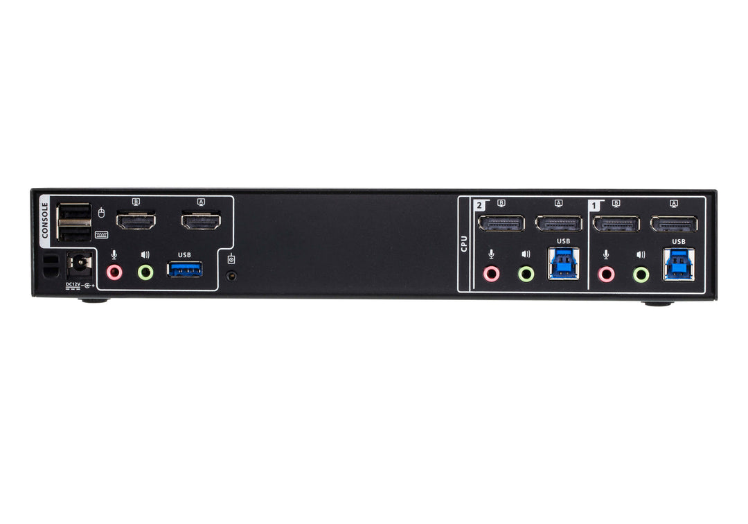 Aten 2-Port 4K DisplayPort Dual Display Mini-Matrix Boundless KVM Switch (ATEN-CM1942) 3