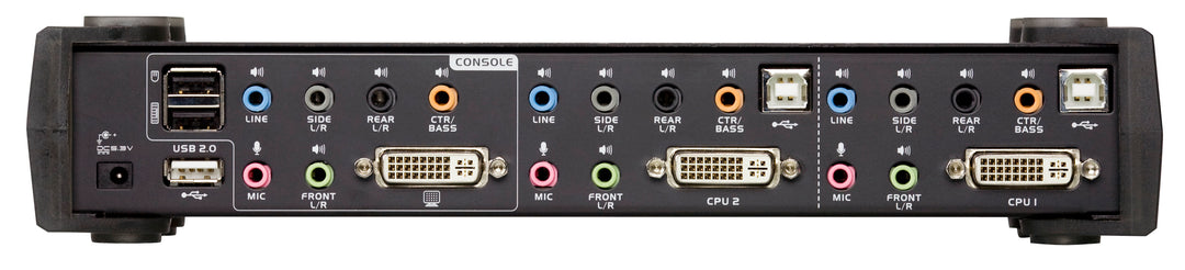 Aten 2 Port USB DVI Dual Link KVMP™(Keyboard/Video Monitor/Mouse) Periferi (Çevre Cihazlarla (USB) Bağlantı Kurabilir) Switch, 3D Desteği (ATEN-CS1782A) 2