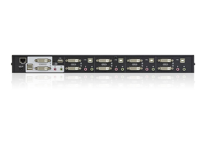 Aten 4 Port USB 2.0 DVI Dual View KVMP™ Switch, KVM Bağlantı Kablosu Ürün Beraberinde Gelmektedir (ATEN-CS1644A) 2