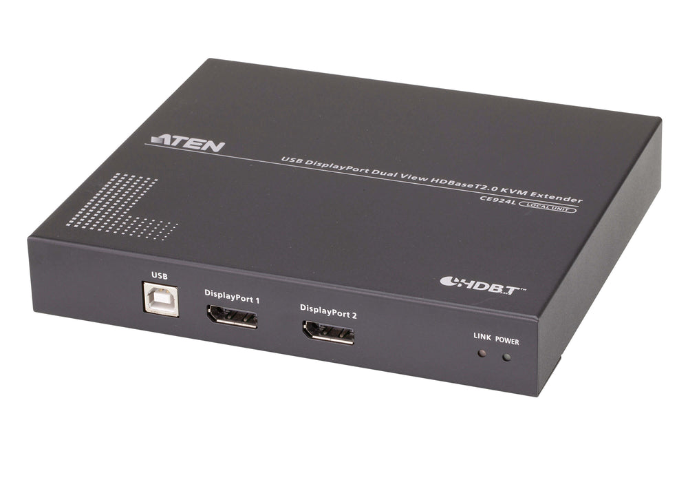 Aten USB DisplayPort Dual View HDBaseT™ 2.0 KVM (Keyboard/Video Monitor/Mouse) Mesafe Uzatma Cihazı (4K@100m Tek Ekran İçin) (ATEN-CE924) 2