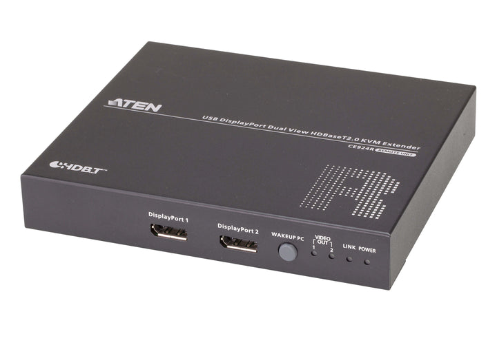 Aten USB DisplayPort Dual View HDBaseT™ 2.0 KVM (Keyboard/Video Monitor/Mouse) Mesafe Uzatma Cihazı (4K@100m Tek Ekran İçin) (ATEN-CE924) 5