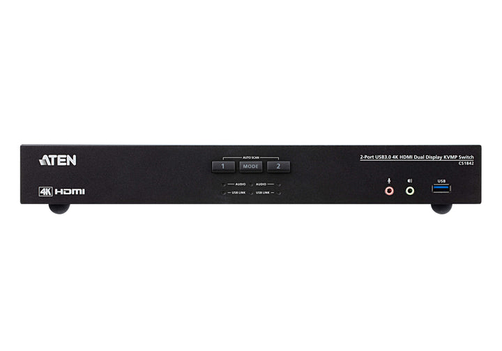 Aten 2-Port USB 3.0 4K HDMI Dual Display KVMP™ Switch (ATEN-CS1842) 2