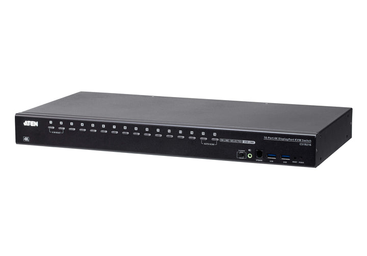 Aten 16-Port USB 3.0 4K DisplayPort KVM Switch (ATEN-CS19216)