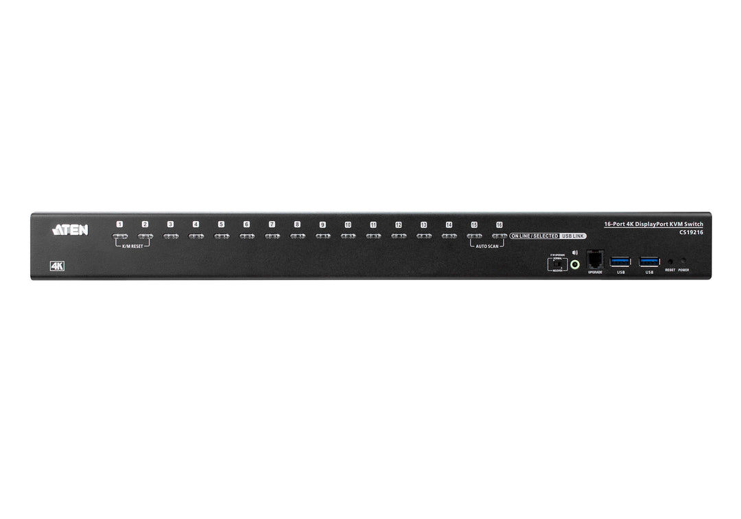 Aten 16-Port USB 3.0 4K DisplayPort KVM Switch (ATEN-CS19216) 3