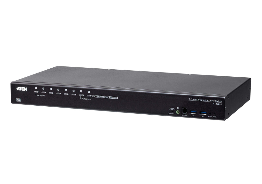 Aten 8-Port USB 3.0 4K DisplayPort KVM Switch (ATEN-CS19208)