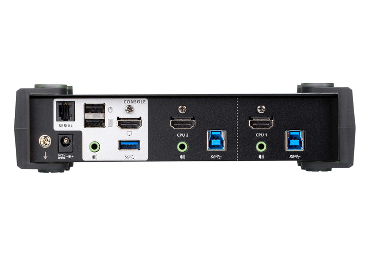 Aten 2-Port USB 3.0 4K HDMI KVMP™(Keyboard/Video Monitor/Mouse) Periferi (Çevre Cihazlarla (USB) Bağlantı Kurabilir), Ses Mikser Mod Özelliği (ATEN-CS1822) 2