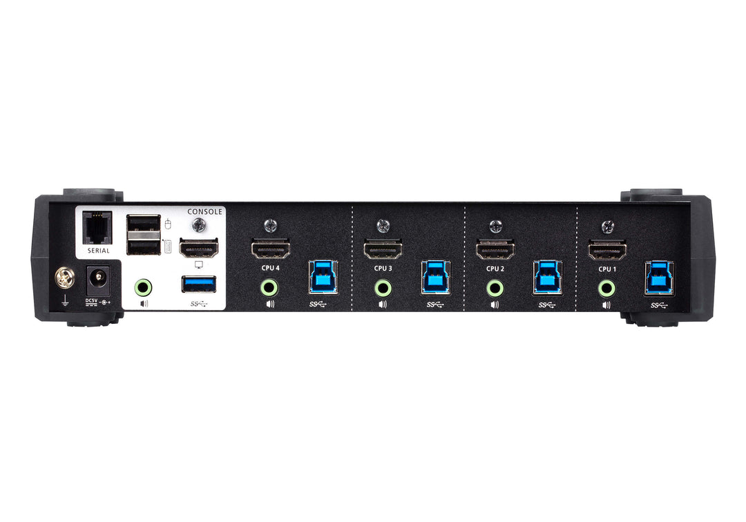 Aten 4-Port USB 3.0 4K HDMI KVMP™(Keyboard/Video Monitor/Mouse) Periferi (Çevre Cihazlarla (USB) Bağlantı Kurabilir) Switch, Ses Mikser Mod Özelliği (ATEN-CS1824) 2