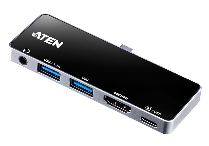 Aten USB-C Travel Dock With Power Pass-Through (ATEN-UH3238)