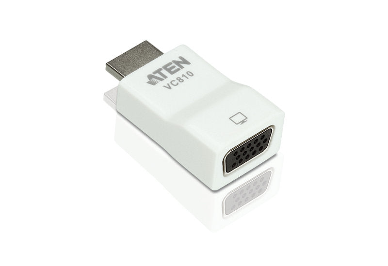 Aten HDMI`Dan VGA`Ya Sinyal Dönüştürücü, Maksimum Çözünürlük 1920 X 1200, 1080p (ATEN-VC810)