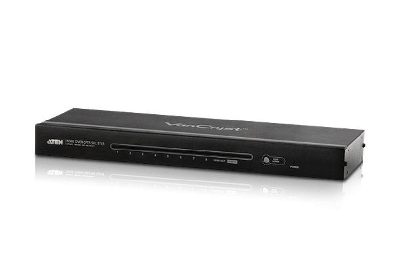 Aten 8 Port Cat 5 HDMI Video Çoklayıcı (8 Port HDMI Over Cat 5 Splitter), 60 Metre (ATEN-VS1808T)