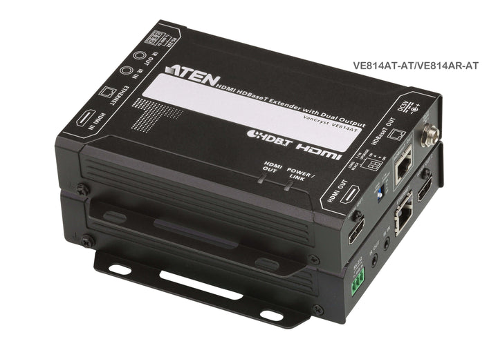 Aten HDMI HDBaseT Extender With Dual Output (4K@100m) (HDBaseT Class A) (ATEN-VE814A)