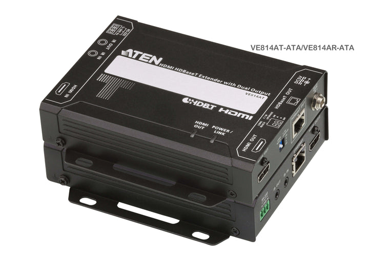 Aten HDMI HDBaseT Extender With Dual Output (4K@100m) (HDBaseT Class A) (ATEN-VE814A) 4