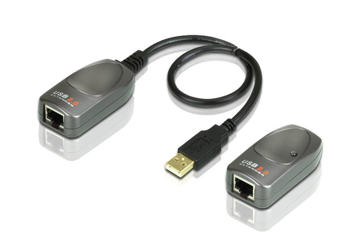 Aten USB 2.0 Cat 5/5e/6 Mesafe Uzatma Cihazı, 60 Metre (USB 2.0 Extender, 60 M) (ATEN-UCE260)