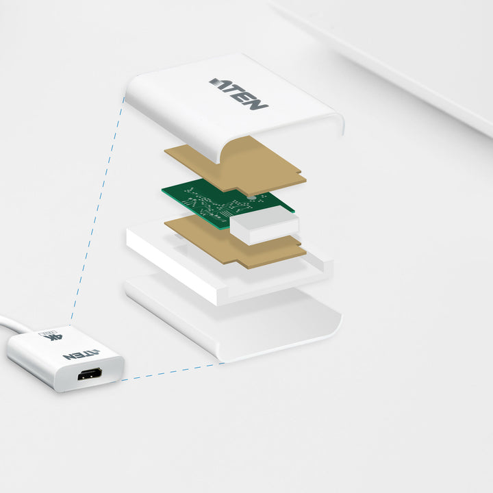 Aten True 4K DisplayPort To HDMI Active Adapter (ATEN-VC986B) 4