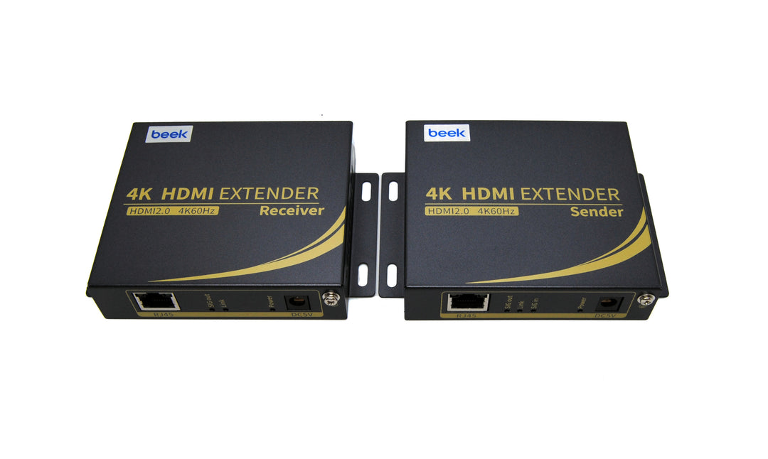 Beek HDMI Sinyal Uzatma Cihazı, 4K 60 Metre, 1080p 100 Metre, Verici (Sender) Ve Alıcı (Receiver) Birim Dahil (BS-EXT-HD-100-1) 6