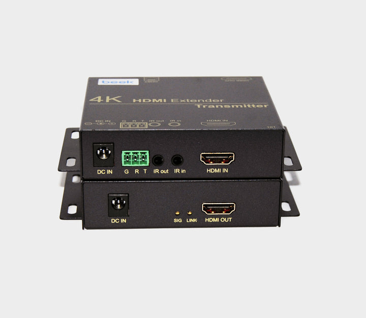 Beek 4K HDMI HDBaseT Sinyal Uzatma Cihazı, 1080p@60Hz (70 Metre), 4K/UHD@30Hz Ve 60Hz (40 Metre), Alıcı (Receiver) Ve Verici (Transmitter) Birim Dahil (BS-EXT-HD-70)