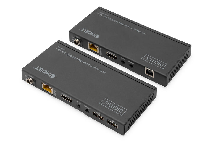 Digitus 4K HDBaseT HDMI KVM Sinyal Uzatma Seti, 70 Metre (DS-55512) 4