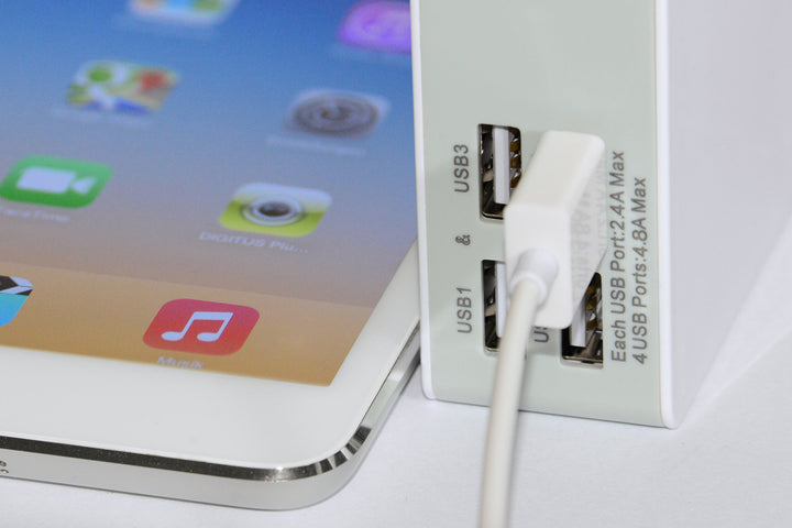 Ednet Evrensel (EU/UK/US) Seyahat Şarj Seti , 4 X USB Port (ED-31809) 3
