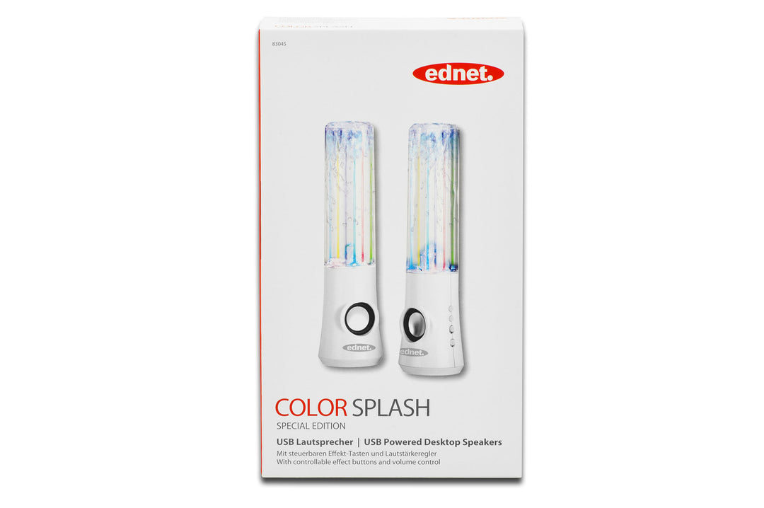 Ednet Color Splash Hoparlör, Özel Üretim, Hoparlör Çıkış Gücü: 3W X 2 (ED-83045) 3