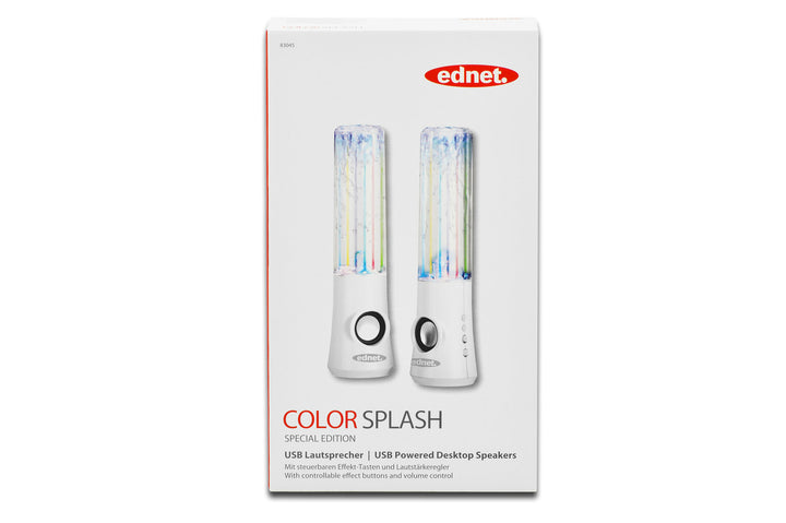 Ednet Color Splash Hoparlör, Özel Üretim, Hoparlör Çıkış Gücü: 3W X 2 (ED-83045) 3