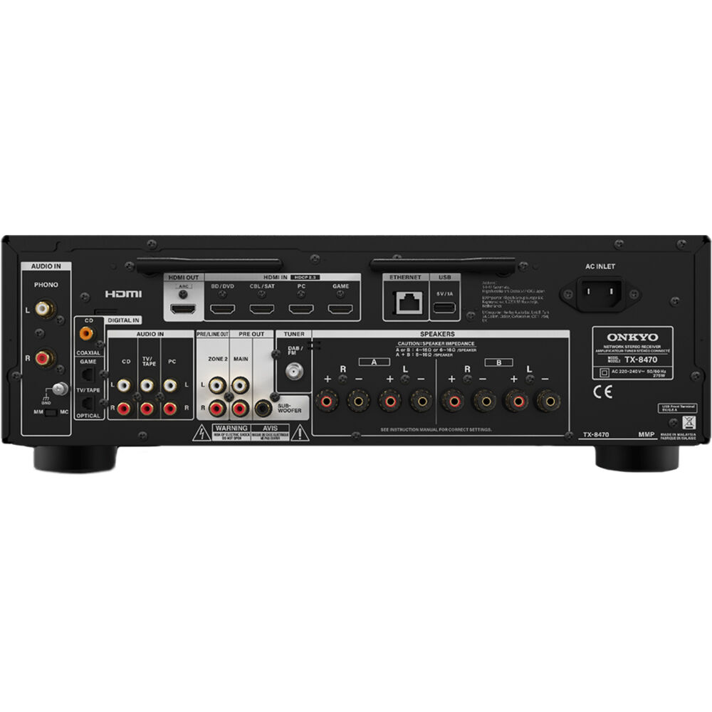 Onkyo TX-8470 Stereo Network Receiver 2