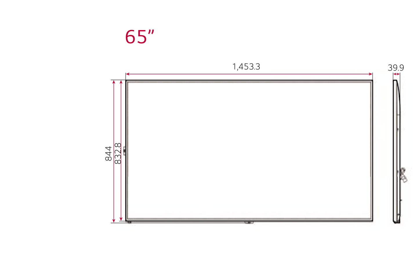 LG 65UH5J-H 65 Inch 4K UHD 7/24 500 Nit Endüstriyel Signage Monitör