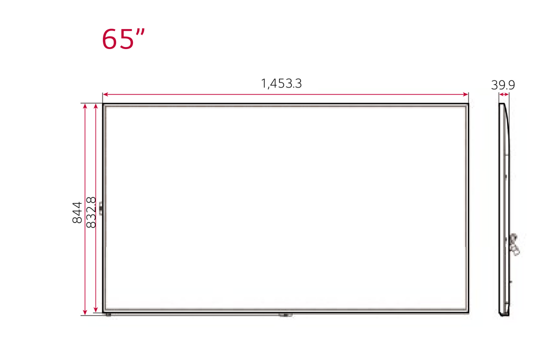 Hotel Resepsiyon Bilgi Ekranı - 65 Inch Ultra HD 7/24 500 Nit Endüstriyel Signage Monitör 10