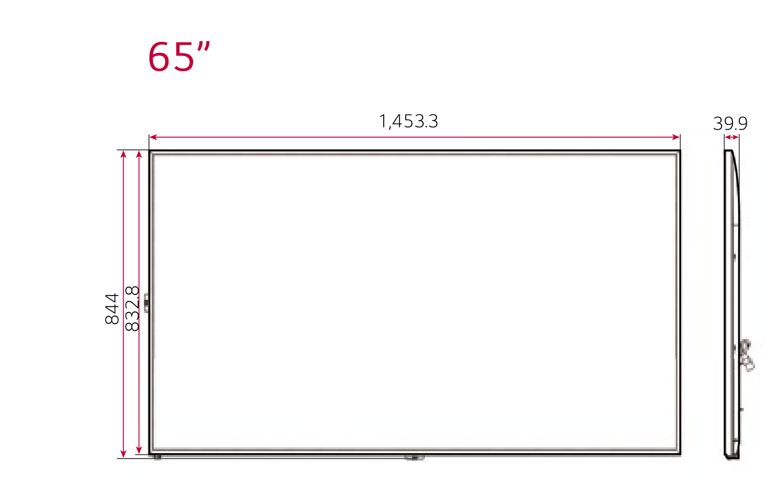 Hotel Resepsiyon Bilgi Ekranı - 65 Inch Ultra HD 7/24 500 Nit Endüstriyel Signage Monitör 10